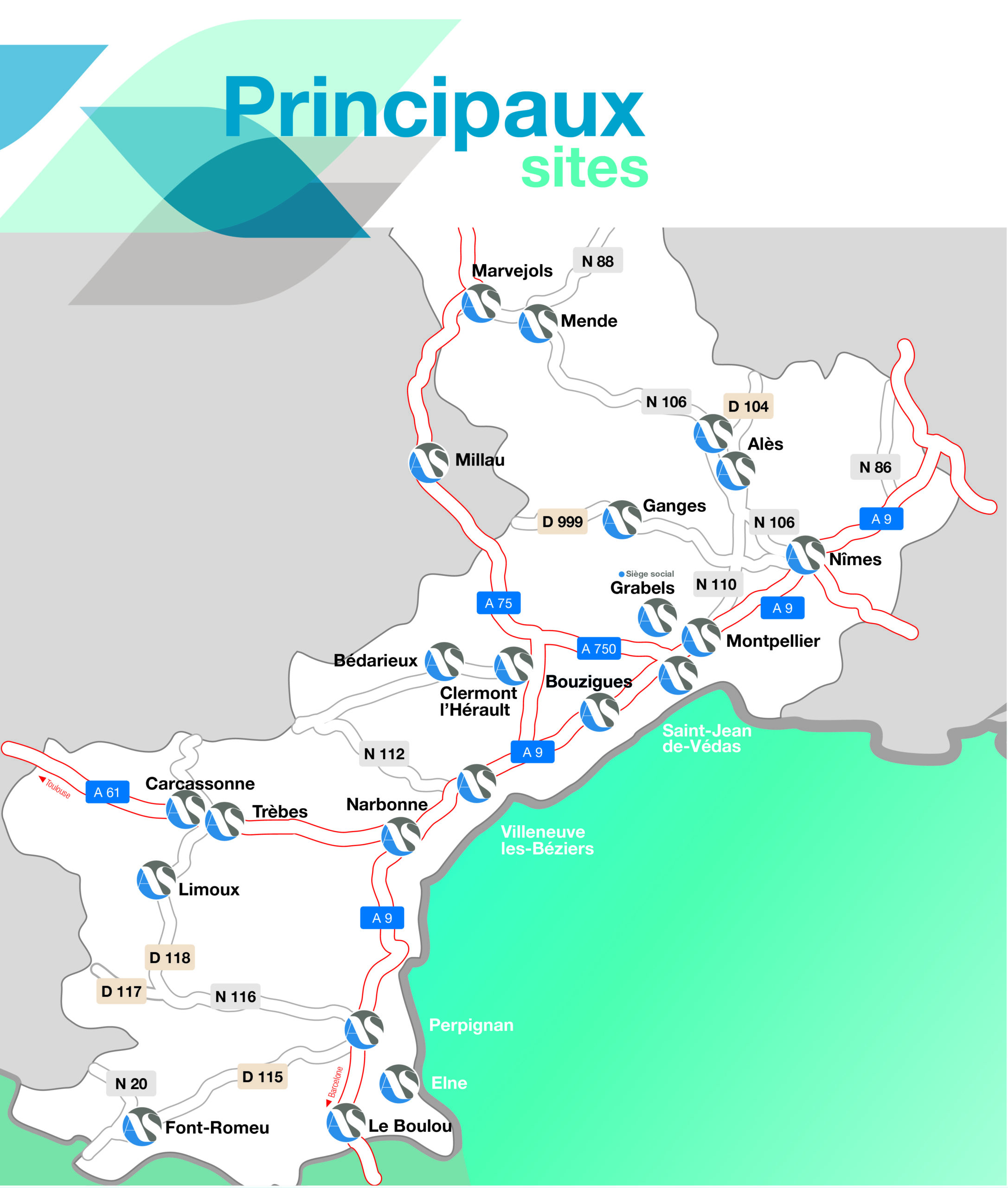 Affiche carte des unités Fondation