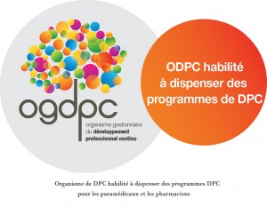 Logo label OGDPC - organisme de DPC habilité à dispenser des programmes DPC pour les paramédicaux et les pharmaciens